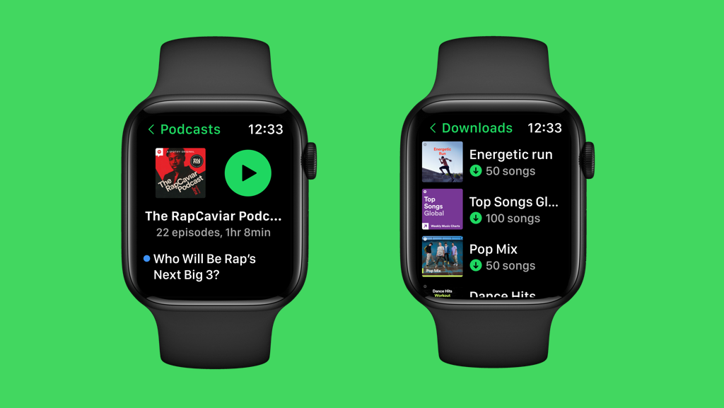 spotify apple watch nov 2022